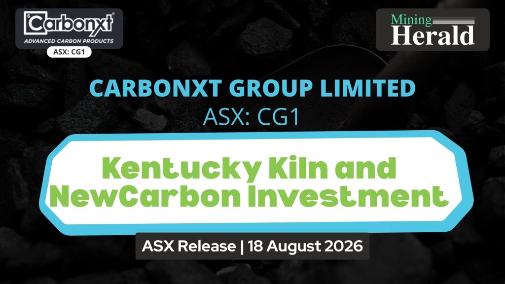 Carbonxt Group (ASX: CG1) Kentucky Kiln Progresses Towards Completion!