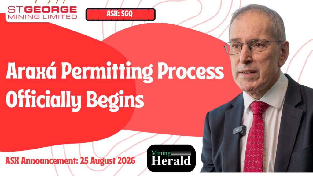 St George Mining (ASX: SGQ) Starts Environmental Permitting for World-Class Brazil Asset, Araxá
