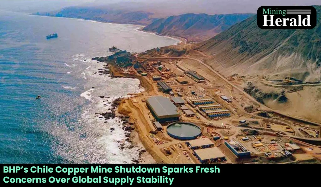 BHP’s Chile Copper Mine Shutdown Sparks Fresh Concerns Over Global Supply Stability