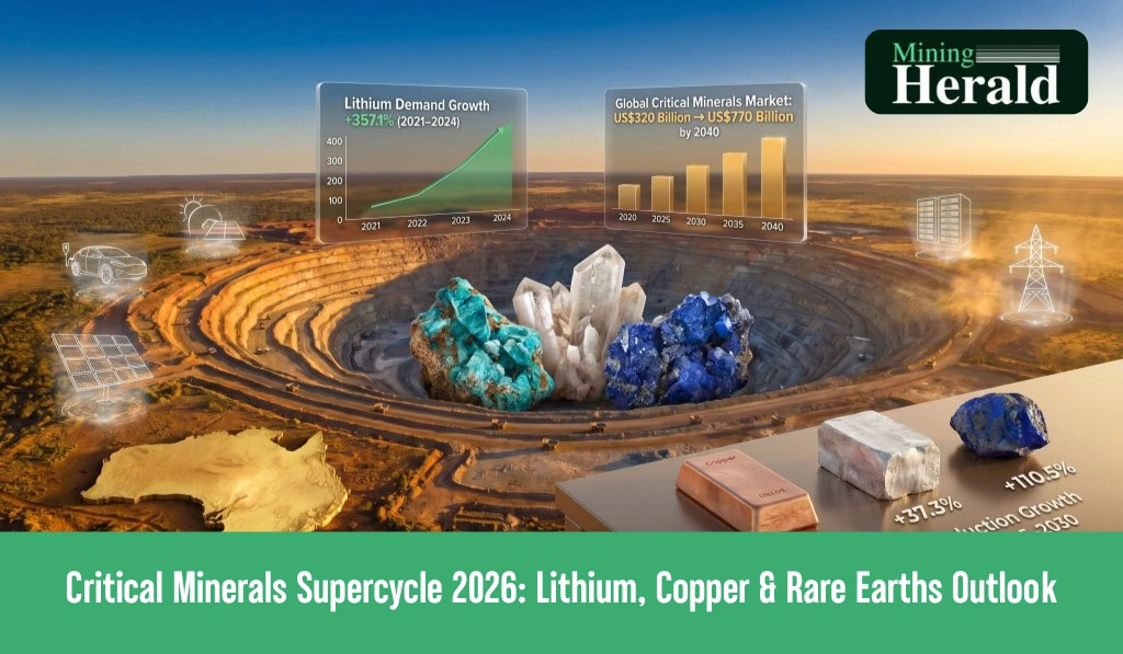 Critical Minerals Supercycle 2026: Lithium, Copper & Rare Earths Outlook