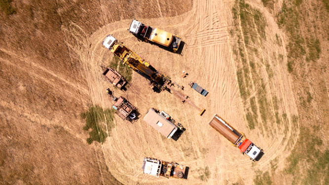 Site works at Empire Metals