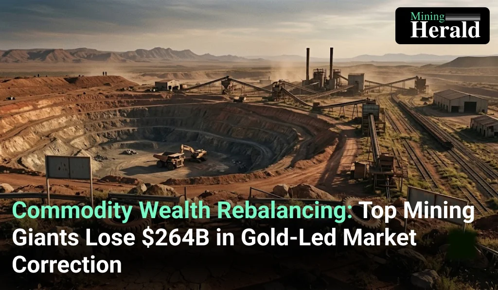 Commodity Wealth Rebalancing: Top Mining Giants Lose $264B in Gold-Led Market Correction