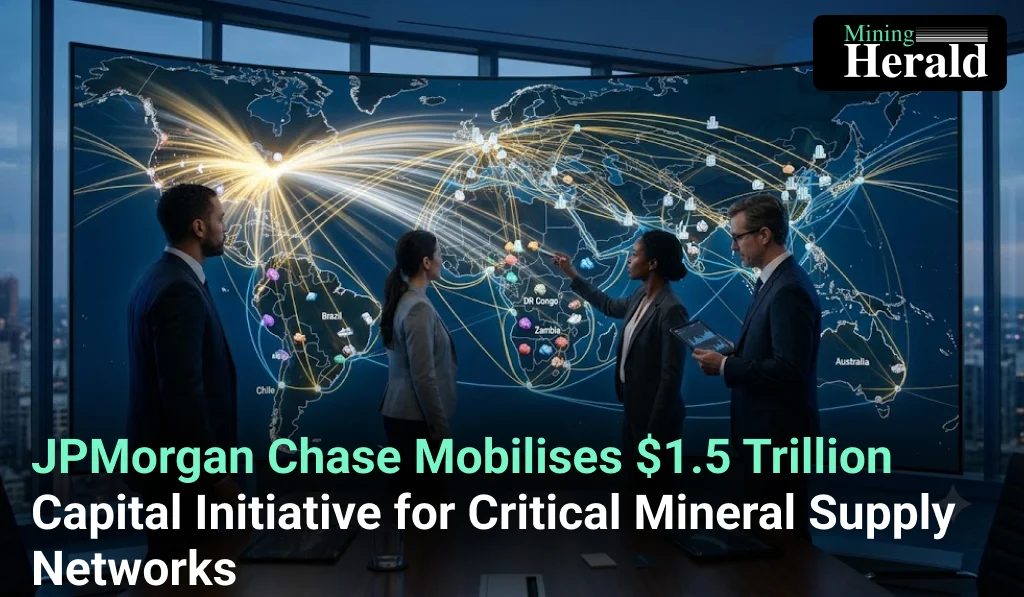 JPMorgan Chase Mobilises $1.5 Trillion Capital Initiative for Critical Mineral Supply Networks